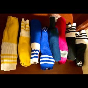 9 Pair of Adidas & Nike Soccer Socks